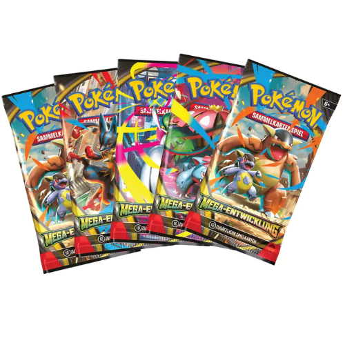 Boxbreak: 5x Mega Entwicklung – Booster – DE