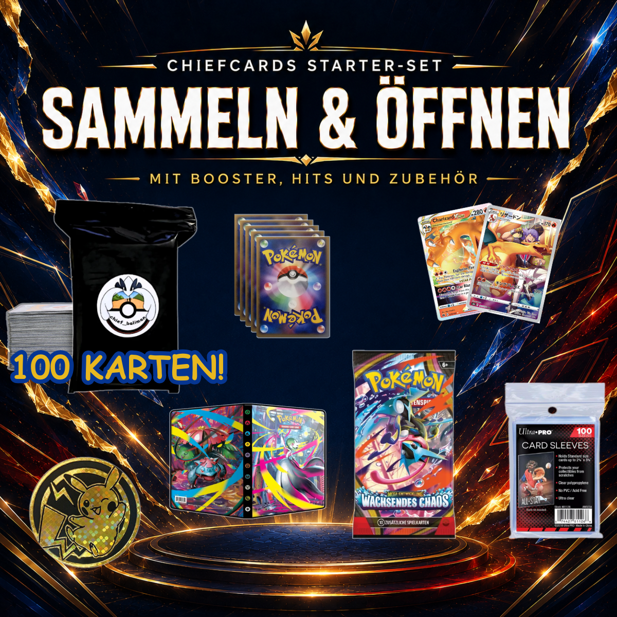 ChiefCards Starter-Set: Sammeln & Öffnen