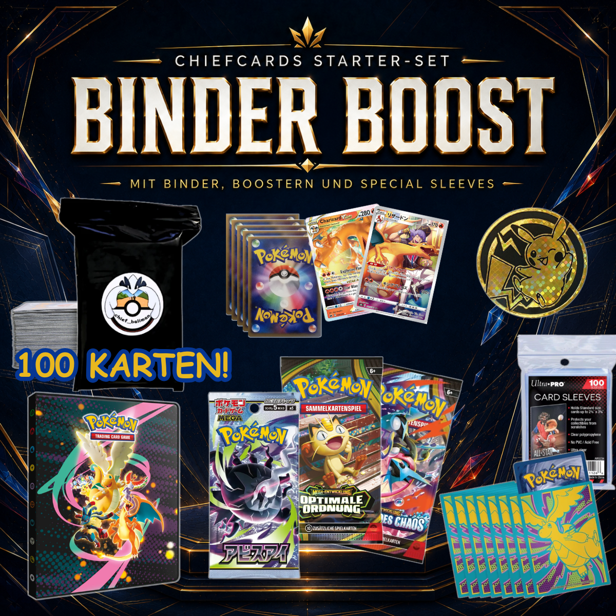 ChiefCards Starter-Set: Binder Boost