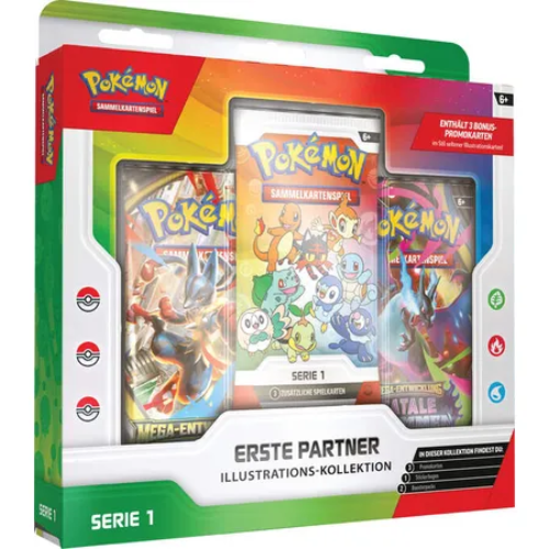 Erste Partner Illustrations-Kollektion: Serie 1 – DE