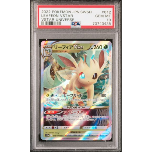 Leafeon VSTAR - JP - 012/172 - PSA Slab - 10 Gem Mint