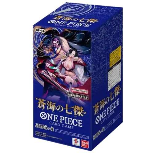 One Piece Card Game - OP14 - The Azure Sea’s Seven - Display – JP