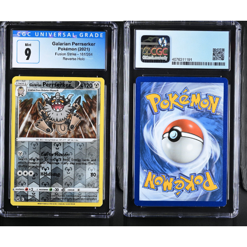 Galarian Perrserker - EN - 181/264 - CGC Slab - 9 Mint