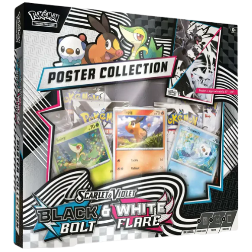 Black Bolt & White Flare Poster Collection – EN