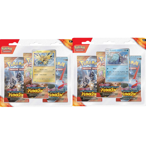 Stürmische Funken – 3er Blister – DE