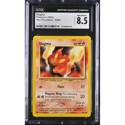 Slugma - EN - CGC Slab - 8.5 Near Mint/Mint
