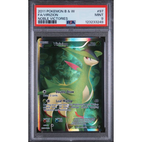 Virizion - EN - 97/101 - PSA Slab - 9 Mint