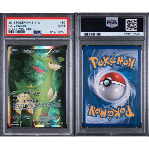 Virizion - EN - 97/101 - PSA Slab - 9 Mint